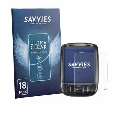 Savvies - Screenprotector voor ZMCVOE Bike Computer digital - Folie Beschermfolie transparant 18 Stuks