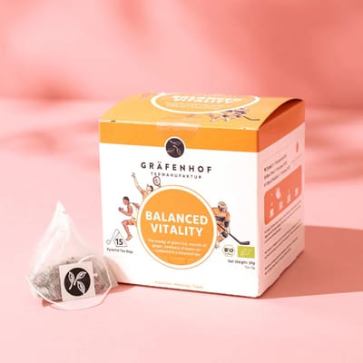Tuana Kruiden - Bio Balanced Vitality Thee, 15 Piramidezakjes - VERP009