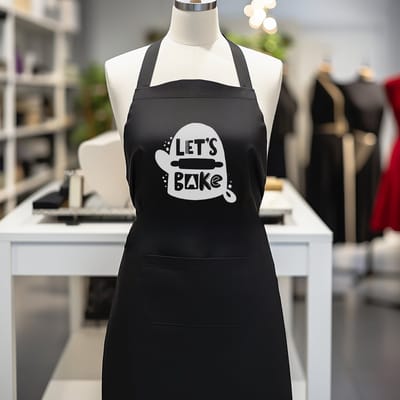 Verstelbaar kookschort, unisex, met 2 Zakken Vloeistof Druppel Waterbestendig Koken Keuken Restaurant Bar Schilderen BBQSchort, voor diverse doeleinden, Zwart Schorten Koksschort Unisex Schorten voor Vrouwen en mannen , lets bake on cap
