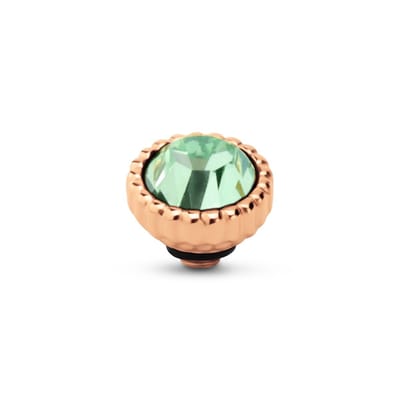 Melano Twisted Bali Petite Steentje Chrysolite | Rosé