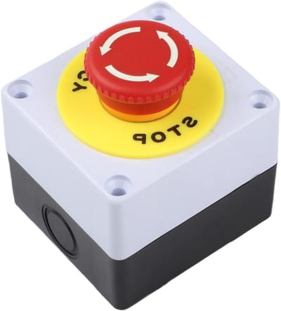Noodschakelaar Station - Stop Drukknop - Veiligheid Uitschakelen - IP65 Waterdicht - 22 mm - Rood Groen