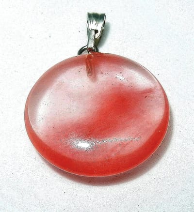 Munt Hanger Aardbei Kwarts