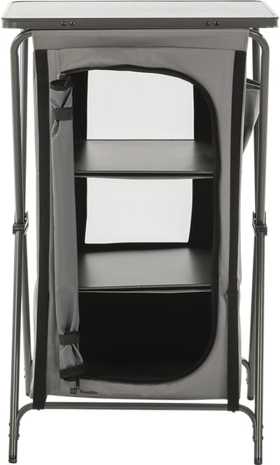 Travellife Toledo opbergkast opvouwbaar laag dark grey