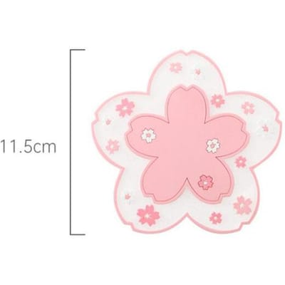 1 ST Kawaii Onderzetters Japanse Stijl Sakura Koffiekop Onderzetter Sakura Geïsoleerde Tafelmat Thee Melkkop Huisdecoratie Drinkware