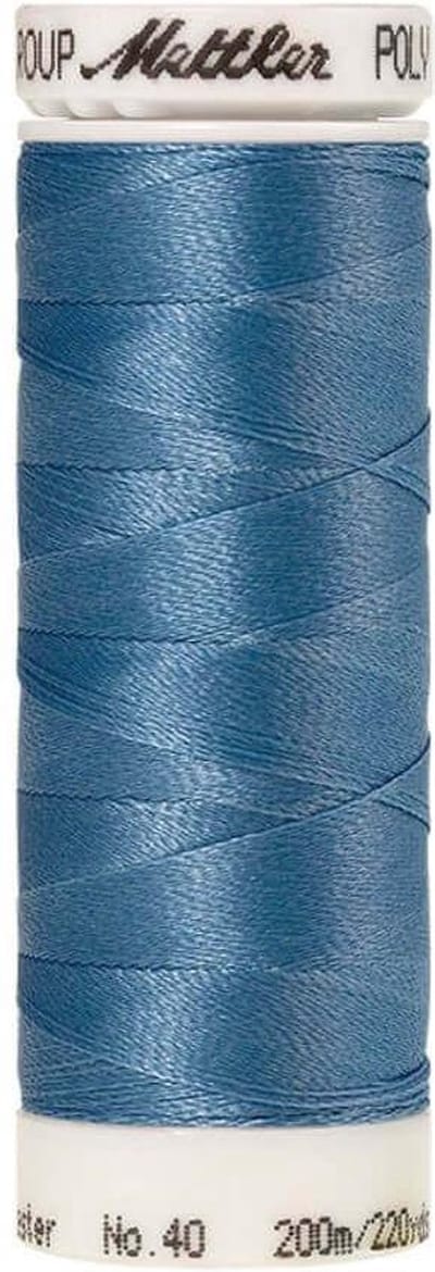 AMANN POLYSHEEN NAAI-BORDUURGAREN, COL-3820 BLAUW, 200M, PER STUK.