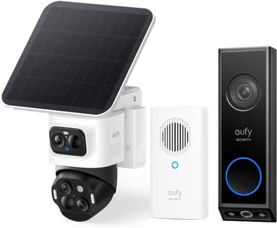 eufy Security eufyCam S4 + eufy Security E340 Video Deurbel met Chime