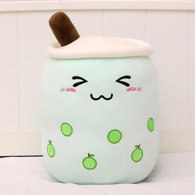 24/70cm Levensgrote Bubble Tea Pluche Speelgoed Boba Melkthee Pluche Speeltje Zacht Gevuld Knuffelkussen Ballen Bubo Theekopje Kussen Cadeau Meisje 35CM