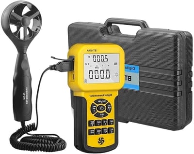 Digitale Anemometer - Luchtmeetsnelheid meter - HVAC Inspectie - CFM Debiet Temperatuur - 50 g - Niet gespecificeerd