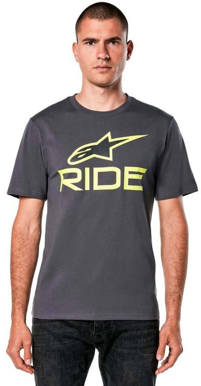 Alpinestars Ride 4.0 Csf T-shirt Met Korte Mouwen Grijs L Man