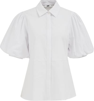 WE Fashion Dames blouse met ballonmouwen