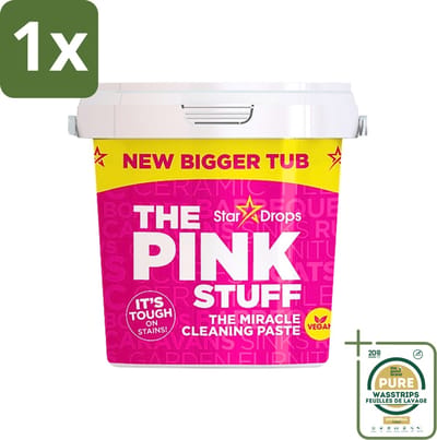 1 x The Pink Stuff - Cleaning Paste - Allesreiniger - Voor Hardnekkig Vuil - 850g- Schoonmaken - Reinigen - Hardnekkig Vuil - Roest Verwijderen - Keramische Tegels