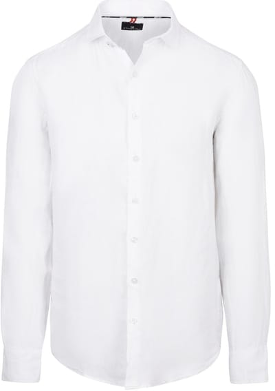 State Of Art Overhemd Linnen Wit - Maat XXL - Heren - Overhemden Casual