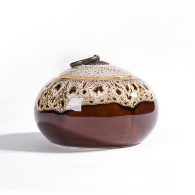 Urn voor Huisdieren –220 ML – Keramiek – Kleine Asurn voor Hond, Kat, Vogel – Dierenurn voor Overleden Huisdieren – 11*8cm-Wit