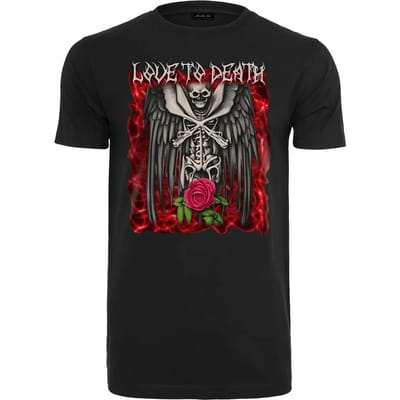 Mister Tee - Love To Death Heren T-shirt - M - Zwart