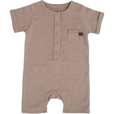 Baby's Only Boxpakje korte mouw Melange - Clay - 68 - 100% ecologisch katoen - GOTS