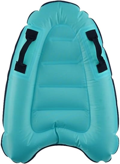 Opblaasbaar Kickboard - Zwemhulp Watersport - Kinderen Leren Zwemmen - Met Veiligheidshandvatten - 72x52x15cm - Blauw of Rood