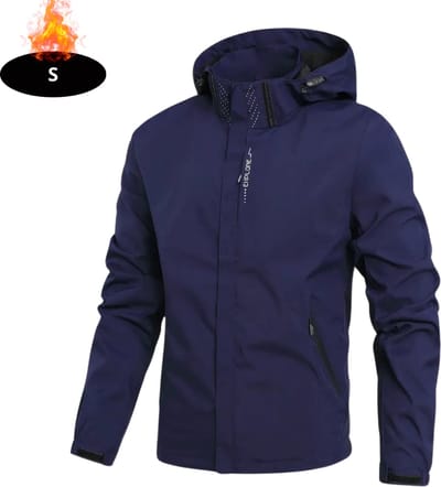 Livano Windjas Heren - Parka - Lente & Herfst - Jas - Volwassen - Windjack - Windbreaker - Outdoor - Marineblauw - S