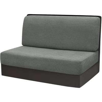 2 stuks/set Polar Fleece RV Zitkussenshoezen Elastische Eethoek Sofahoes Stretch Verstelbare Zitkussenhoezen Camper Stoelhoezen 1set