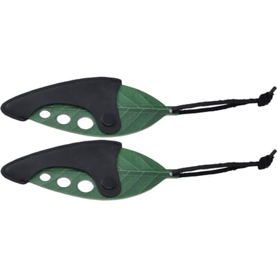 Effeuilleuse d'herbes Multifonctionnelle 9 Trous Acier Inoxydable Enlève-Feuilles de Légumes avec Support de Protection black