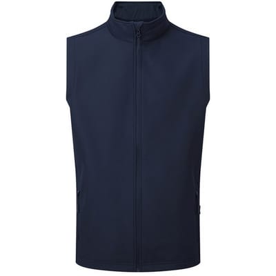 Premier Heren Windchecker Gerecycled Printbaar Gilet (Marine)