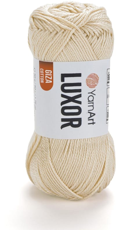 YarnArt Luxor – Gemerceriseerd Katoen Garen – 50g – ±125m – Glanzend Haakgaren – Voor Kleding & Accessoires - Kleur 1230