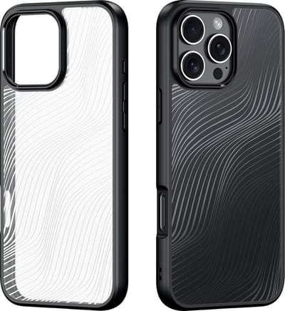 Dux Ducis - Telefoon hoesje geschikt voor de Apple iPhone 16 Pro Max - Back Cover - Aimo Series - Zwart