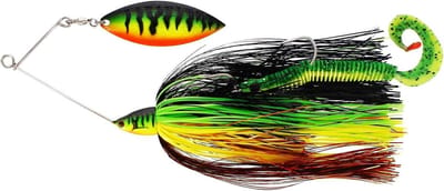 Spinnerbait Kunstaas - Vis Aas - Roofvissen Vangen - Natuurgetrouw Handbeschilderd - 65 Gram - Firetiger