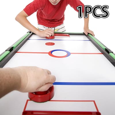 Airhockey Pusher - Vervangende Accessoires - Binnen Spel - Ergonomisch Ontwerp - 9.6 x 6 cm - Groen