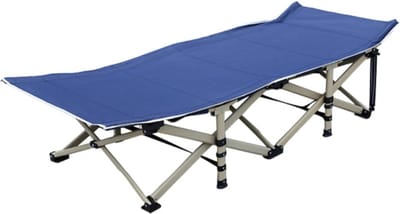 Opklapbed voor één - Vouwbed dutje stoel - Buiten slapen - Eenvoudig op te vouwen - 190x71x35cm