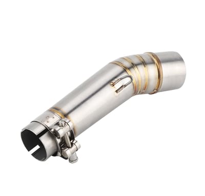 Dailygoods- Uitlaat Middendeel Roestvrij Staal - Motorfiets Uitlaat - NC700X/NC750X/NC750S/NC700S - 2012-2017 - Hoogwaardige Kwaliteit - Goede Service - Motoruitlaat