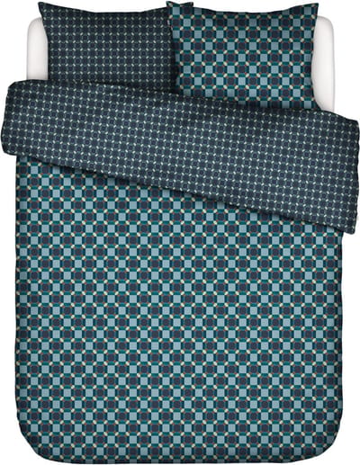 ESSENZA Teades Dekbedovertrek Nightblue - Tweepersoons – 200x200/220 cm