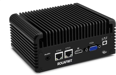 Industriële Mini PC - Fanless Computer Compact PC - Server Toepassingen - Dubbele Gigabit LAN Poorten