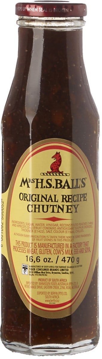 Mrs H.S. Ball's Chutney original 470g