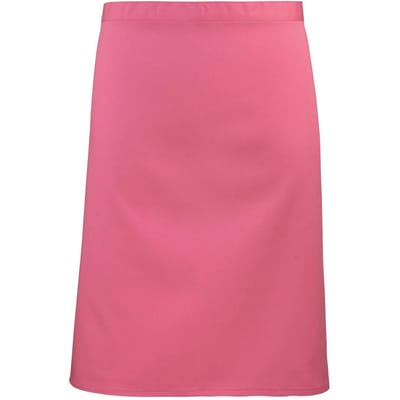 Premier Unisex Volwassenencollectie Halflang Taille Schort (Fuchsia)