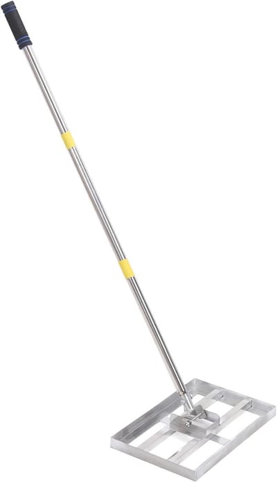 Gazon Nivelleerhark - Tuin Egaliseer Tool - Gazon Onderhoud - Verstelbare Stangen - 40cm Breed