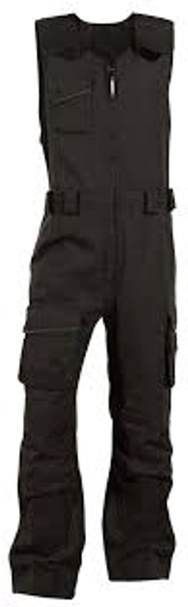 Werkoverall DASSY Holmes Zwart – Maat M – Versterkte Overall met Cordura® – EN 14404 Type 2 Level 1 – Duurzame Werkoverall voor Intensief Gebruik