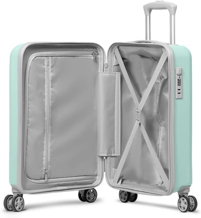 Handbagage koffer met 4 wielen - Veilig cijferslot - Groen (53 cm)