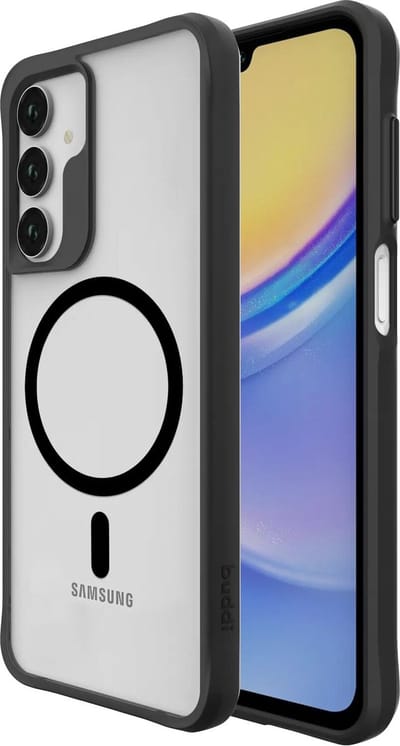 Buddi Hybrid - Hoesje Geschikt voor Samsung Galaxy A17 - Compatibel met MagSafe - Back Cover met Magneet - Magnetische Beschermhoes - Matte Zwart