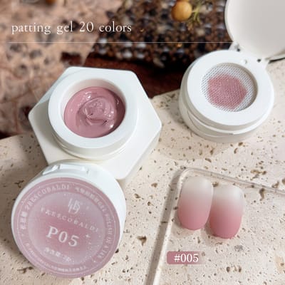 Lichtroze Patting Gel 2g – FRESCOBALDI Air Cushion Gel Nagellak voor Ombre en Gradient Nail Art – Langdurige Hard Gel Polish