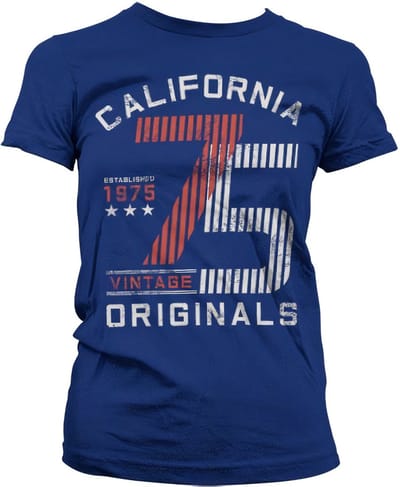 Hybris Dames California 75 Originals Girly T-shirt SH-5-15753-LFH1-8