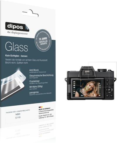 dipos – 2x Pantserfolie geschikt voor NBD S110 | 9H Screenprotector