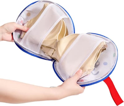 Waszakken voor lingerie - Beschermende zakken - Delicate kleding wassen - Vormbehoud systeem - 21 x 21 x 5 cm