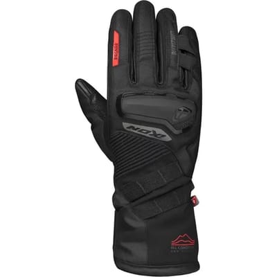 Ixon Pro Ragnar Zwart Bright Rood Waterdichte Handschoenen - Handschoen