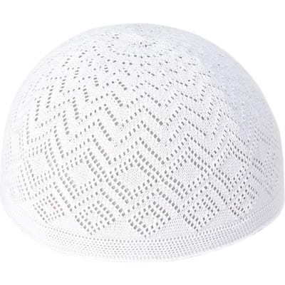 Herenmuts Holle Goede Ademendheid Effen Kleur Koepel Rekbaar Gebreid Thermisch Antislip Herfst Winter Beanie Buiten Fietsen Wor wit