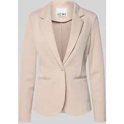 slim fit blazer met paspelzakken model 'KATE PIQUE'