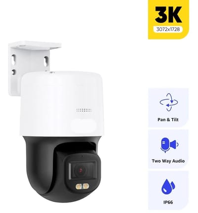 Beveiligingscamera - Beveiligingscamera Buiten - Buiten Camera met Nachtzicht - Buiten camera - Full Color Nachtzicht - IP66 Weerbestendig - 2.8mm Lens