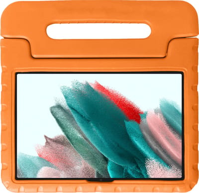 Hoesje - Geschikt voor Samsung Galaxy Tab A8 - Kinderhoes Shockproof Bumper - Kidsproof Case - Tablet Hoes - Kinder Hoes Cover - Oranje