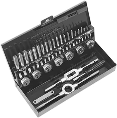 Tap- en Matrijzenset 32-delig - HSS Metrisch Set voor M3 tot M12