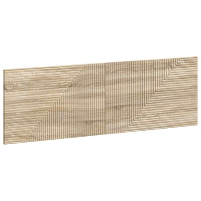 vidaXL - Wandgemonteerd - Hoofdbord - HAARLEM - Sonoma - Eiken - Bewerkt - hout
