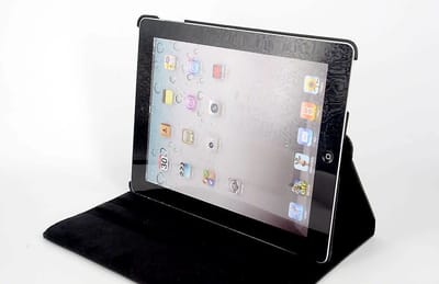 Apple iPad 2-3-4 Zwart Draaibaar Book Case Tablethoes